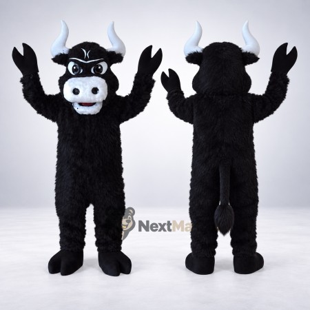 Bull Mascot Costume - Black for Sports Days Bull Mascot Costume - Black for Sports Days
