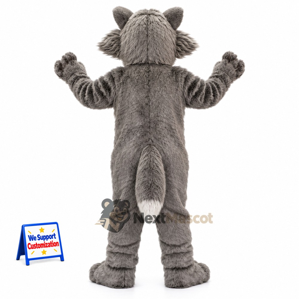 Wolf Mascot Costume - Gray for Charity Walks Wolf Mascot Costume - Gray for Charity Walks