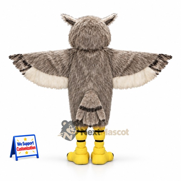 Owl Mascot Costume - Gray for Team Events Owl Mascot Costume - Gray for Team Events