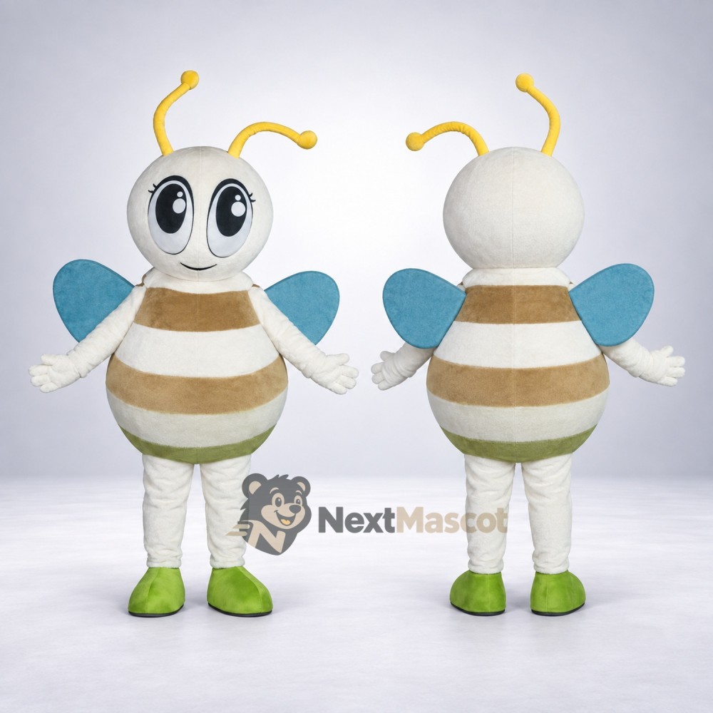 Bee Mascot Costume - Cream Bee Mascot Costume - Cream