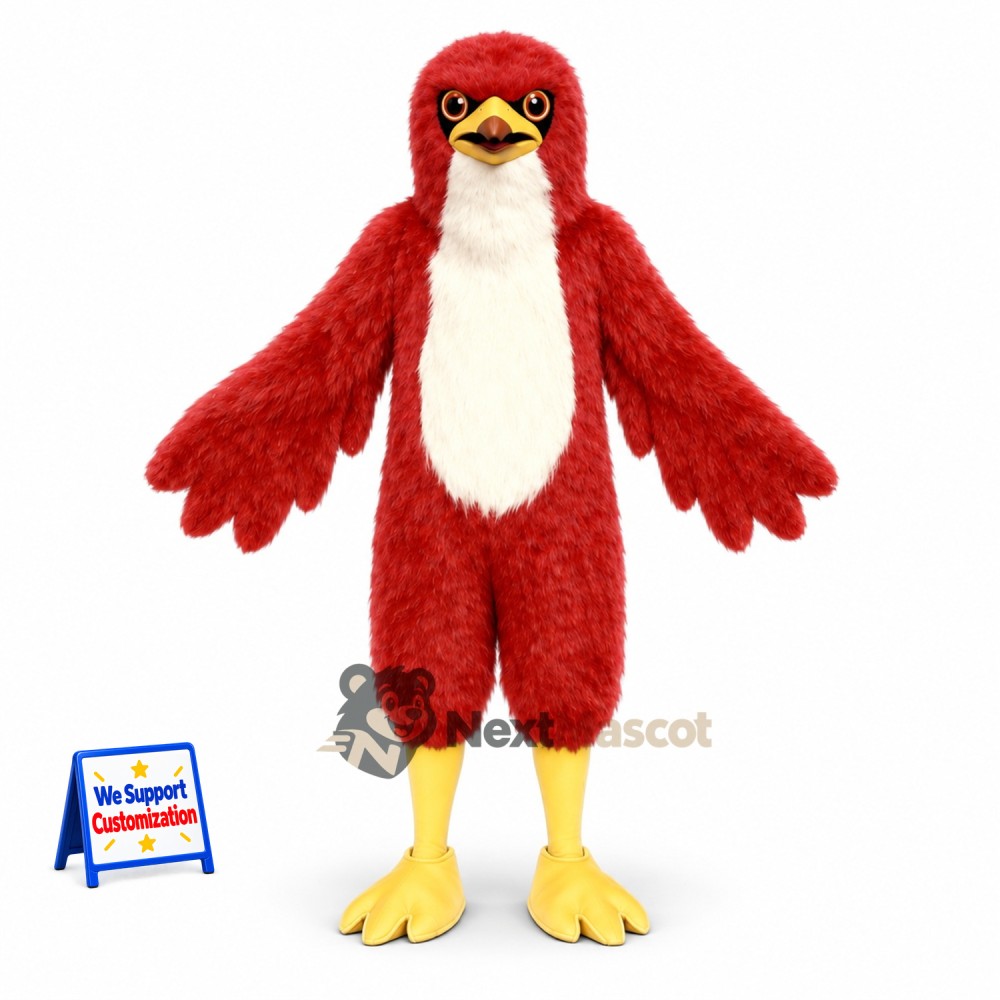 Bird Mascot Costume - Red for Pep Rallies Bird Mascot Costume - Red for Pep Rallies