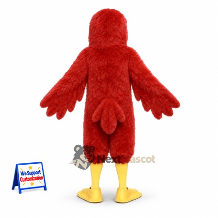 Bird Mascot Costume - Red for Pep Rallies Bird Mascot Costume - Red for Pep Rallies