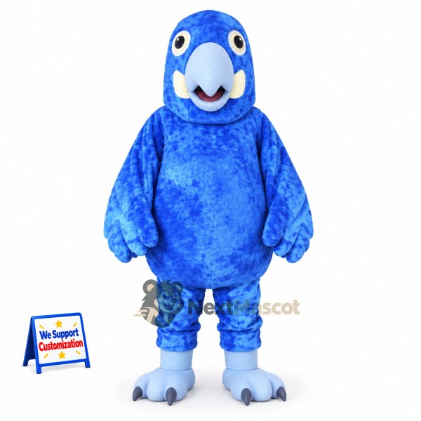 Parrot Mascot Costume - Blue for School Events