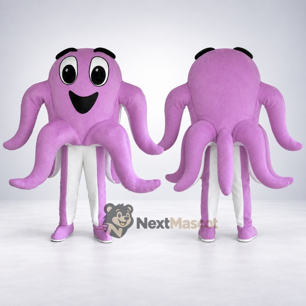 Octopus Mascot Costume - Purple Octopus Mascot Costume - Purple