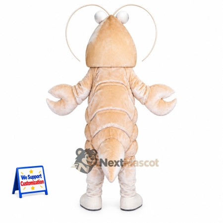 Lobster Mascot Costume - Cream Lobster Mascot Costume - Cream