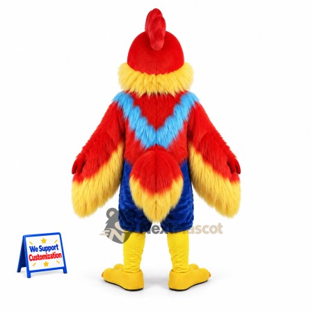 Rooster Mascot Costume - Colorful for Parades Rooster Mascot Costume - Colorful for Parades
