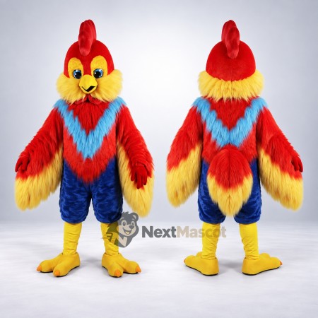 Rooster Mascot Costume - Colorful for Parades Rooster Mascot Costume - Colorful for Parades