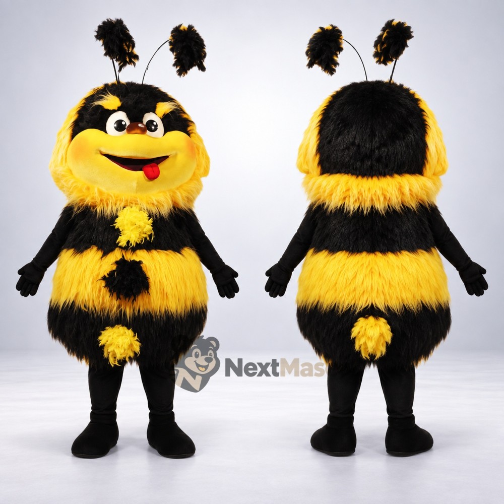 Bee Mascot Costume - Fuzzy