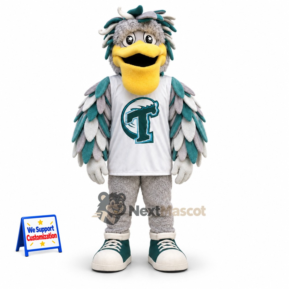Bird Mascot Costume - Gray for Festivals