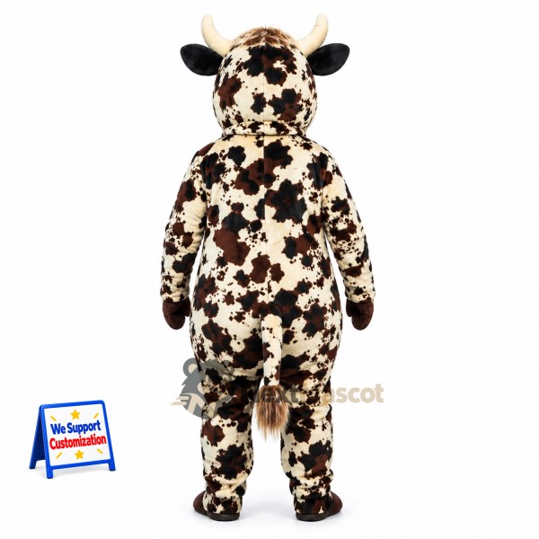 Cow Mascot Costume - Spotted for Fan Zones Cow Mascot Costume - Spotted for Fan Zones