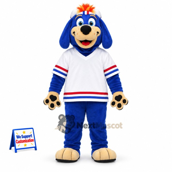 Dog Mascot Costume - Blue