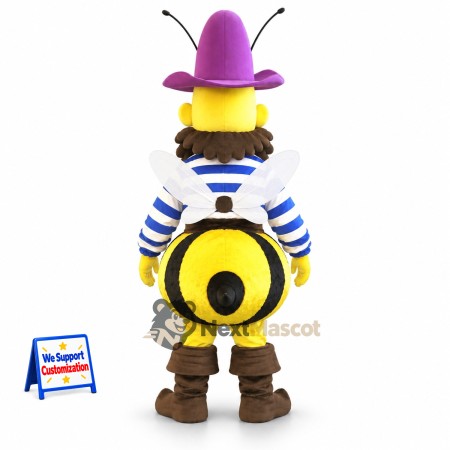Bee Mascot Costume - Pirate Style Bee Mascot Costume - Pirate Style