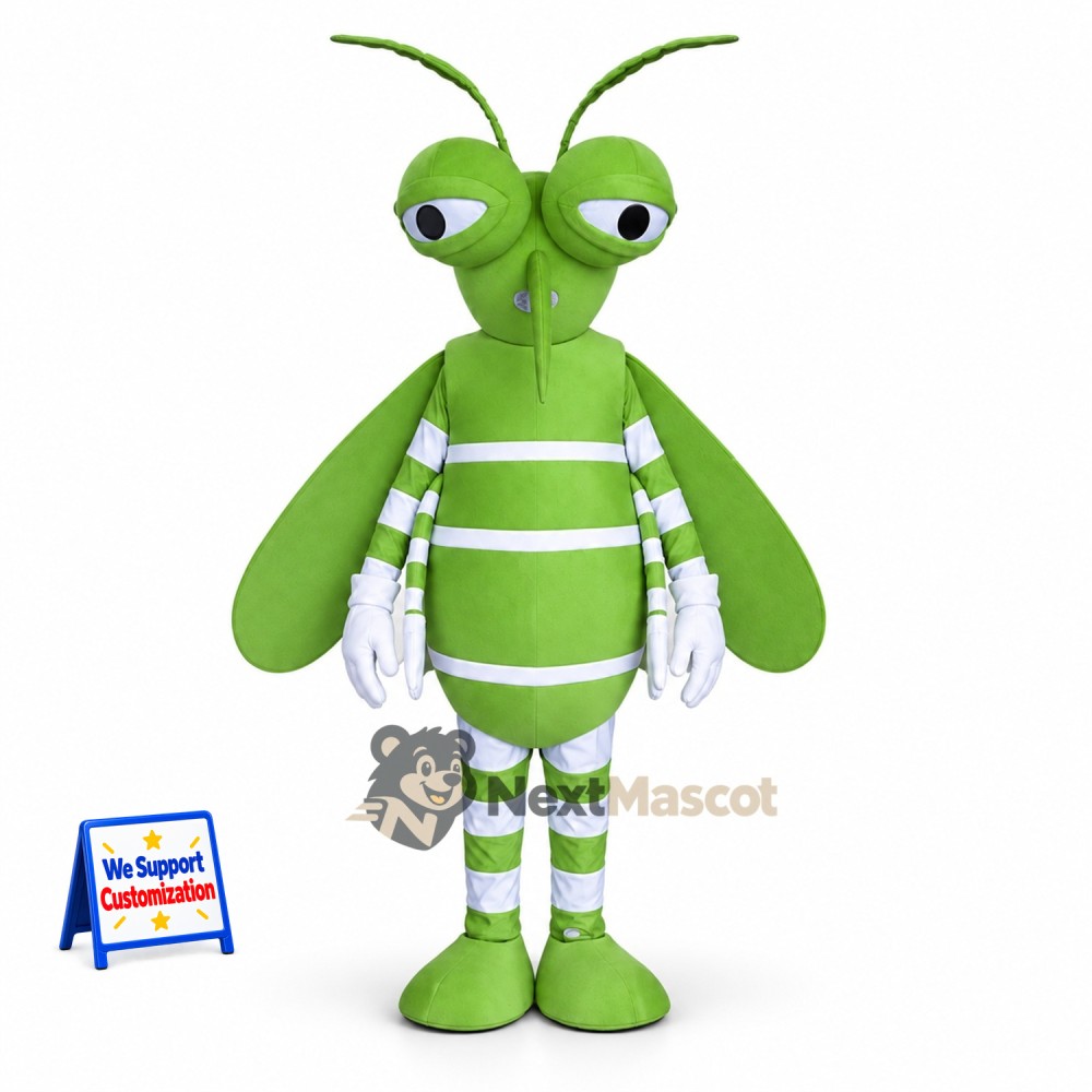 Grasshopper Mascot Costume - Green for Sports Days Grasshopper Mascot Costume - Green for Sports Days