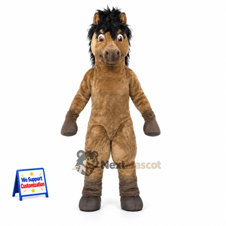 Horse Mascot Costume - Brown for Team Events Horse Mascot Costume - Brown for Team Events