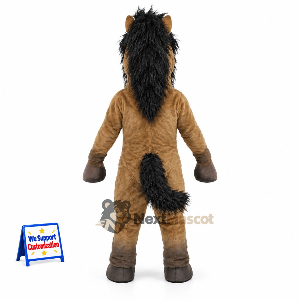 Horse Mascot Costume - Brown for Team Events Horse Mascot Costume - Brown for Team Events