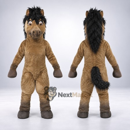 Horse Mascot Costume - Brown for Team Events Horse Mascot Costume - Brown for Team Events
