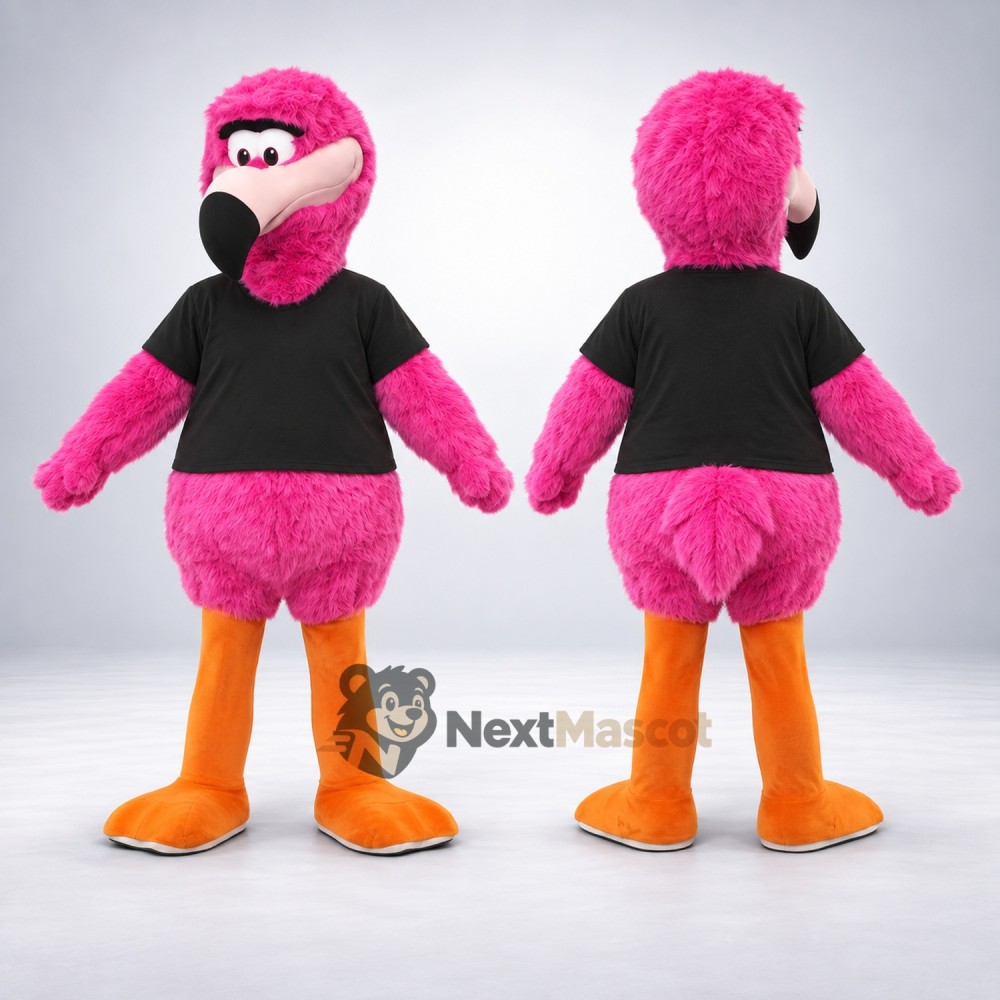 Flamingo Mascot Costume - Pink for Community Events Flamingo Mascot Costume - Pink for Community Events