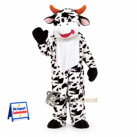 Cow Mascot Costume - Spotted for Fan Events Cow Mascot Costume - Spotted for Fan Events