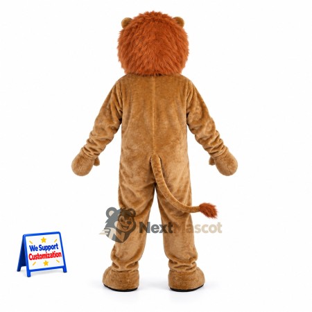Lion Mascot Costume - Brown for Festivals Lion Mascot Costume - Brown for Festivals