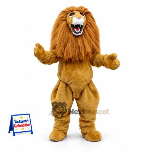 Lion Mascot Costume - Brown for Birthday Parties