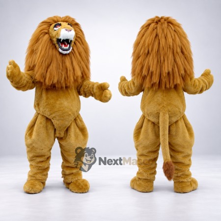 Lion Mascot Costume - Brown for Birthday Parties Lion Mascot Costume - Brown for Birthday Parties