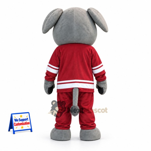 Elephant Mascot Costume - Red Uniform