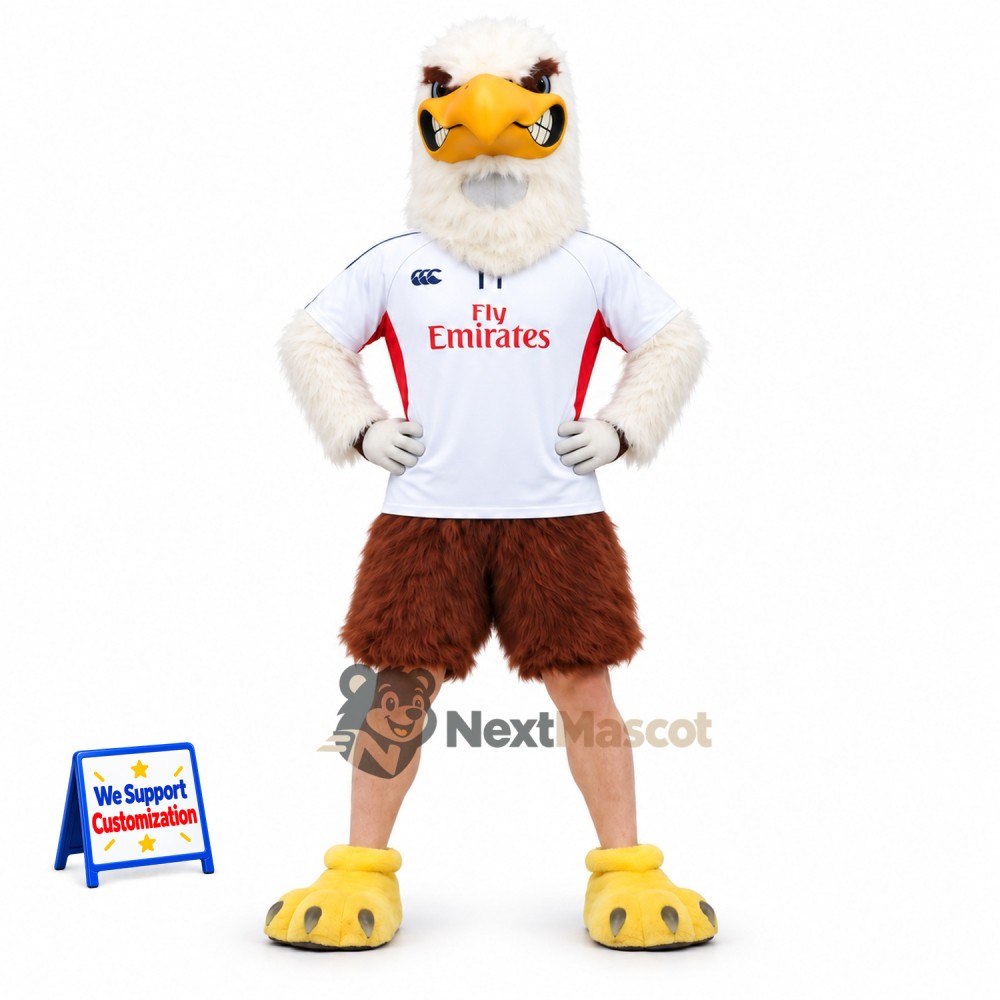 Eagle Mascot Costume - White Shirt