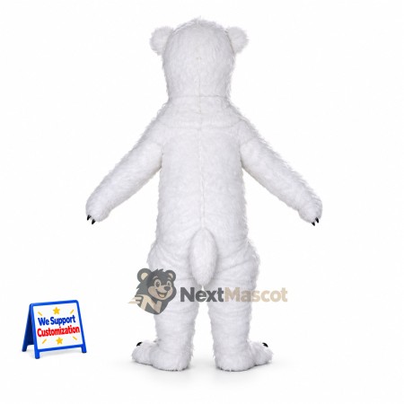 Polar Bear Mascot Costume for Family Events Polar Bear Mascot Costume for Family Events