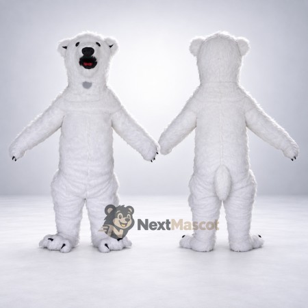 Polar Bear Mascot Costume for Family Events Polar Bear Mascot Costume for Family Events