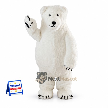Polar Bear Mascot Costume for Fundraisers Polar Bear Mascot Costume for Fundraisers