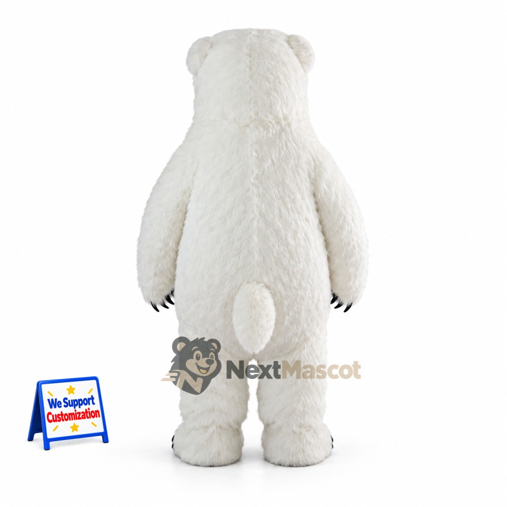Polar Bear Mascot Costume for Fundraisers Polar Bear Mascot Costume for Fundraisers