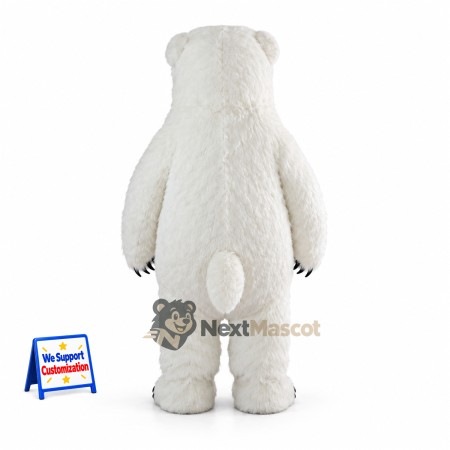 Polar Bear Mascot Costume for Fundraisers Polar Bear Mascot Costume for Fundraisers