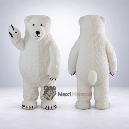 Polar Bear Mascot Costume for Fundraisers Polar Bear Mascot Costume for Fundraisers