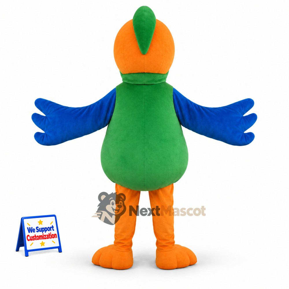 Parrot Mascot Costume - Green for Festivals Parrot Mascot Costume - Green for Festivals