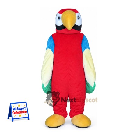 Parrot Mascot Costume - Red for Pep Rallies