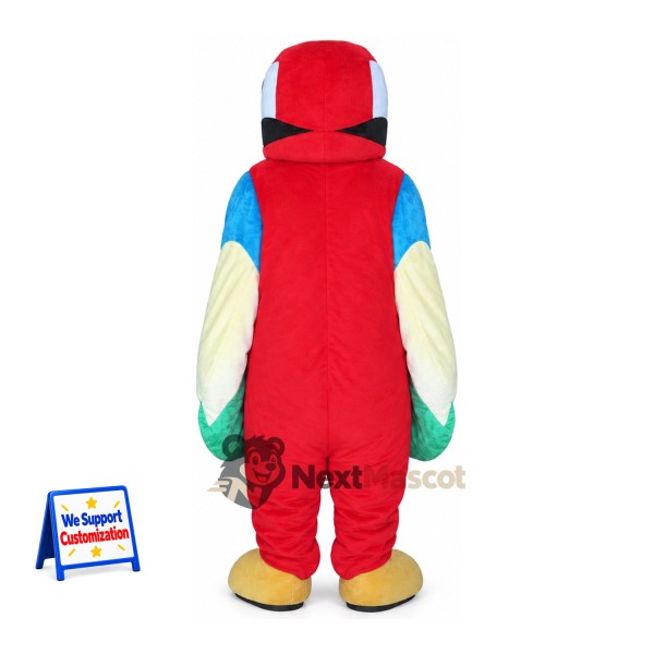 Parrot Mascot Costume - Red for Pep Rallies Parrot Mascot Costume - Red for Pep Rallies