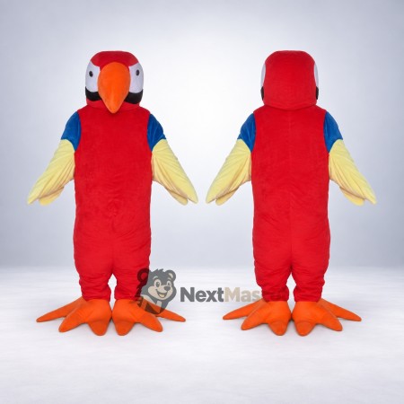 Parrot Mascot Costume - Red for Team Events Parrot Mascot Costume - Red for Team Events