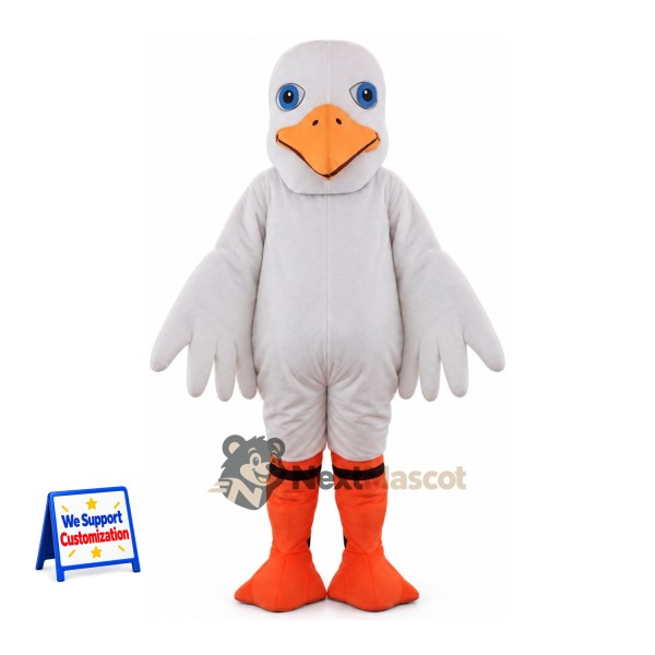 Goose Mascot Costume - Gray