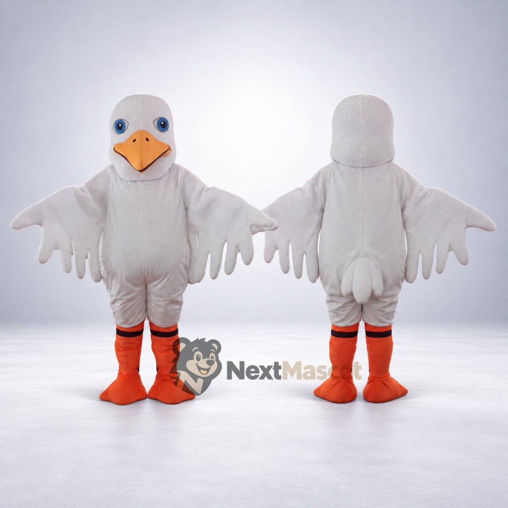 Goose Mascot Costume - Gray