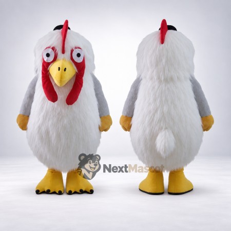 Rooster Mascot Costume - White for Fundraisers Rooster Mascot Costume - White for Fundraisers
