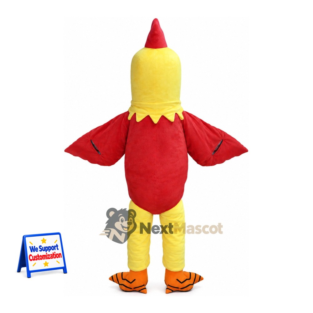 Rooster Mascot Costume - Red for Sports Days Rooster Mascot Costume - Red for Sports Days