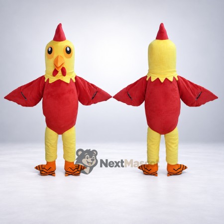 Rooster Mascot Costume - Red for Sports Days Rooster Mascot Costume - Red for Sports Days