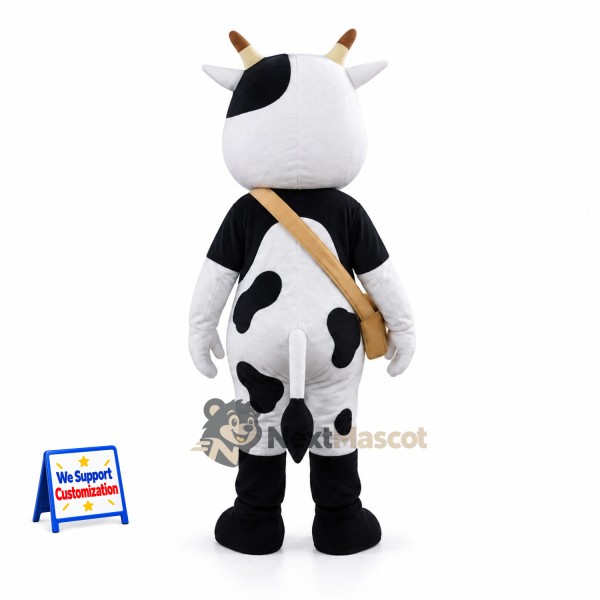 Cow Mascot Costume - Spotted, Tan Shoulder Strap Cow Mascot Costume - Spotted, Tan Shoulder Strap