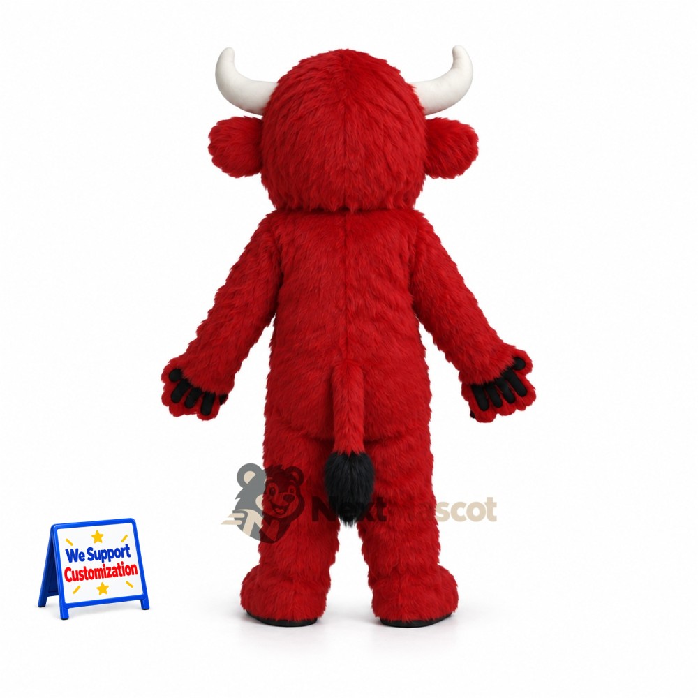 Bull Mascot Costume - Red for Birthday Parties Bull Mascot Costume - Red for Birthday Parties