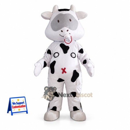Cow Mascot Costume - Spotted for Campus Events Cow Mascot Costume - Spotted for Campus Events