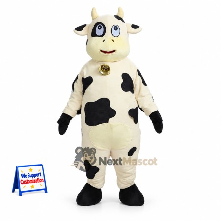 Cow Mascot Costume - Spotted for School Fairs Cow Mascot Costume - Spotted for School Fairs