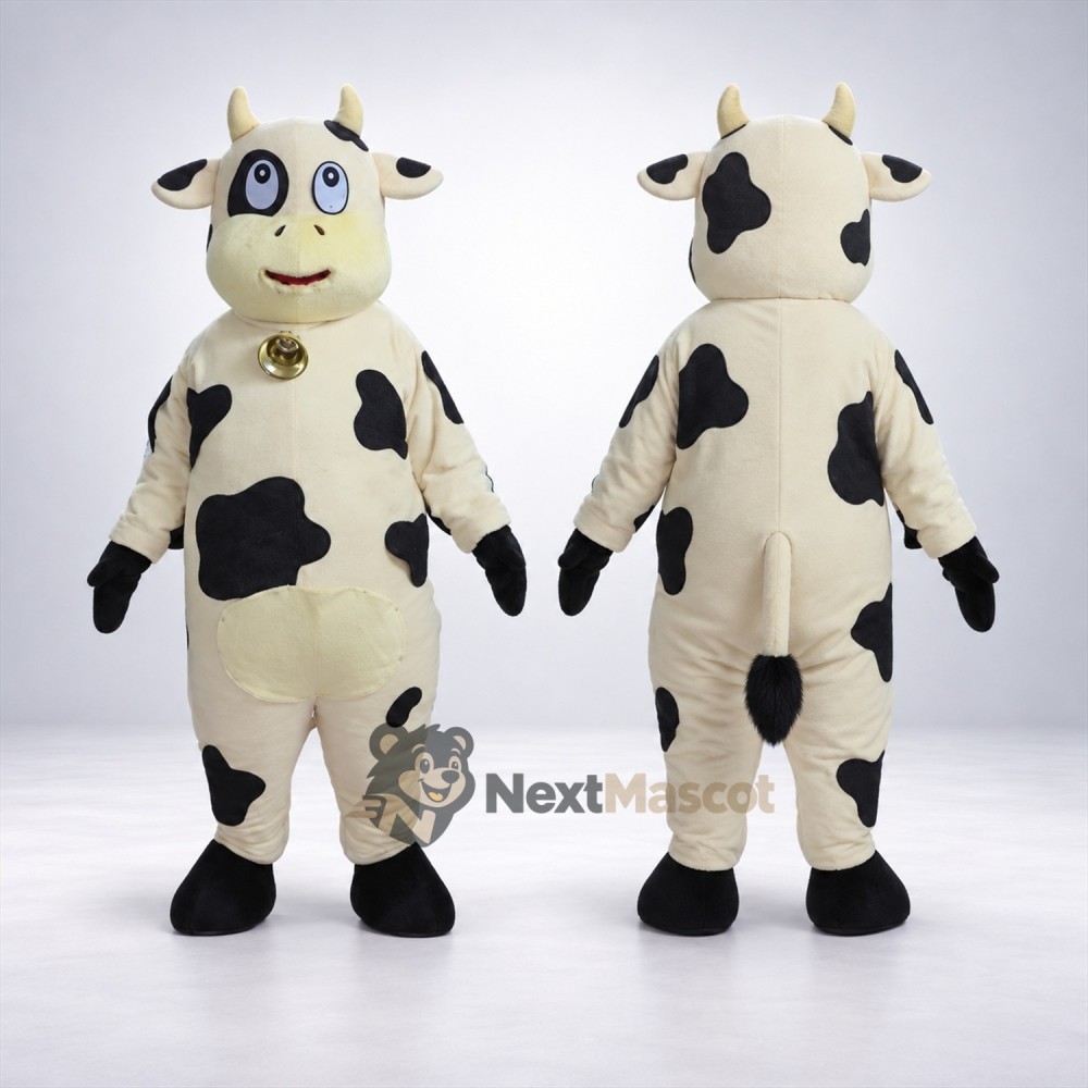 Cow Mascot Costume - Spotted for School Fairs Cow Mascot Costume - Spotted for School Fairs