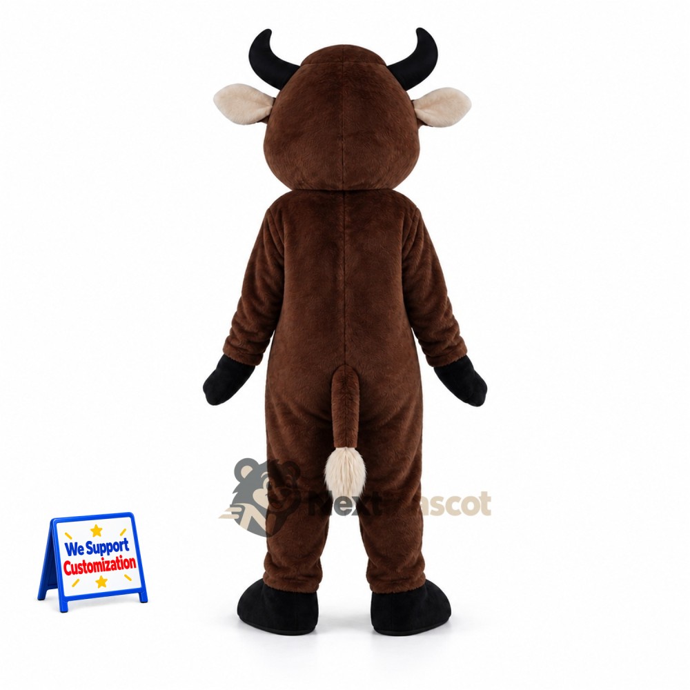 Cow Mascot Costume - Brown for Parades Cow Mascot Costume - Brown for Parades