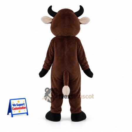 Cow Mascot Costume - Brown for Parades Cow Mascot Costume - Brown for Parades