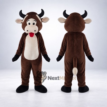 Cow Mascot Costume - Brown for Parades Cow Mascot Costume - Brown for Parades